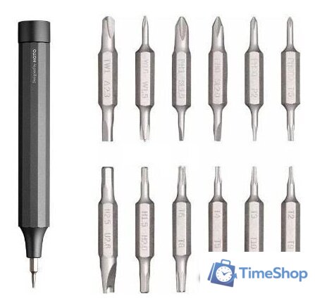 Набор отвертка с битами HOTO Precision Screwdriver QWLSD004 (13 предметов) - Изображение №1 — Интернет-магазин Time-Shop