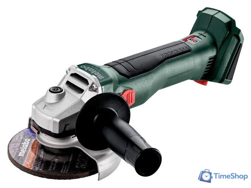 Угловая шлифмашина Metabo W 18 L BL 9-125 602374840 (без АКБ, кейс) - Изображение №1 — Интернет-магазин Time-Shop