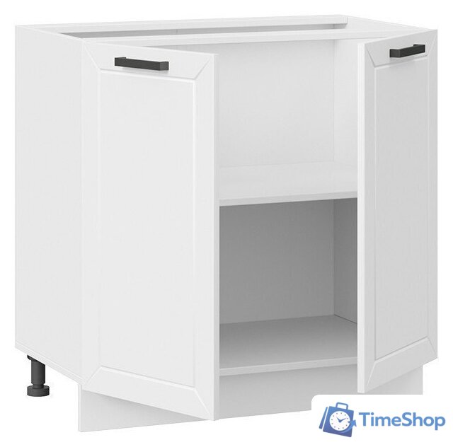 Шкаф напольный Трия Лорас 1Н8 (белый/холст белый) - Изображение №2 — Интернет-магазин Time-Shop