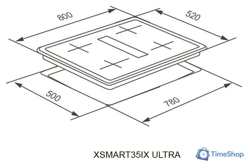 Варочная панель Meferi XSMART35IX Ultra - Изображение №19 — Интернет-магазин Time-Shop
