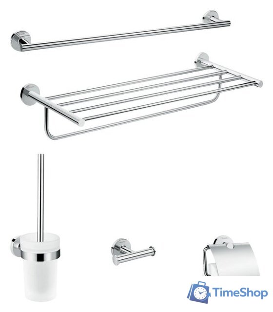 Набор для туалета Hansgrohe Logis Set Universal 41728000 - Изображение №1 — Интернет-магазин Time-Shop