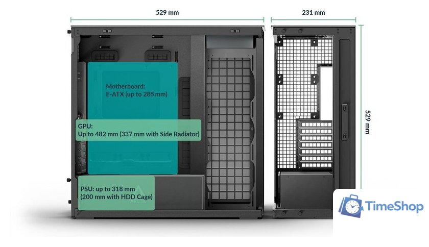 Корпус Arctic Xtender ACPCC00018A - Изображение №12 — Интернет-магазин Time-Shop