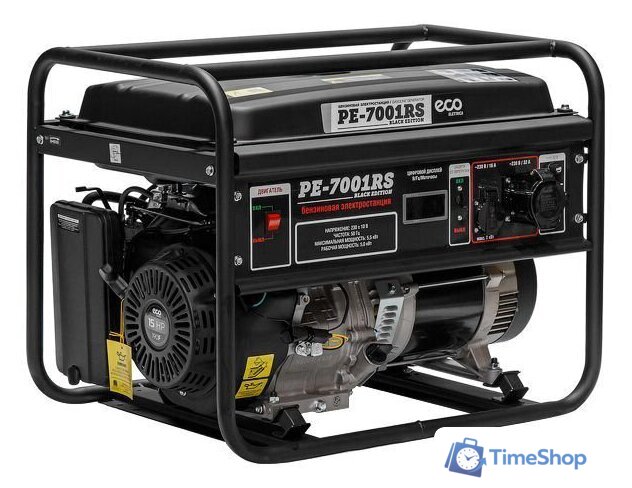 Бензиновый генератор ECO PE-7001RS (black edition) - Изображение №1 — Интернет-магазин Time-Shop