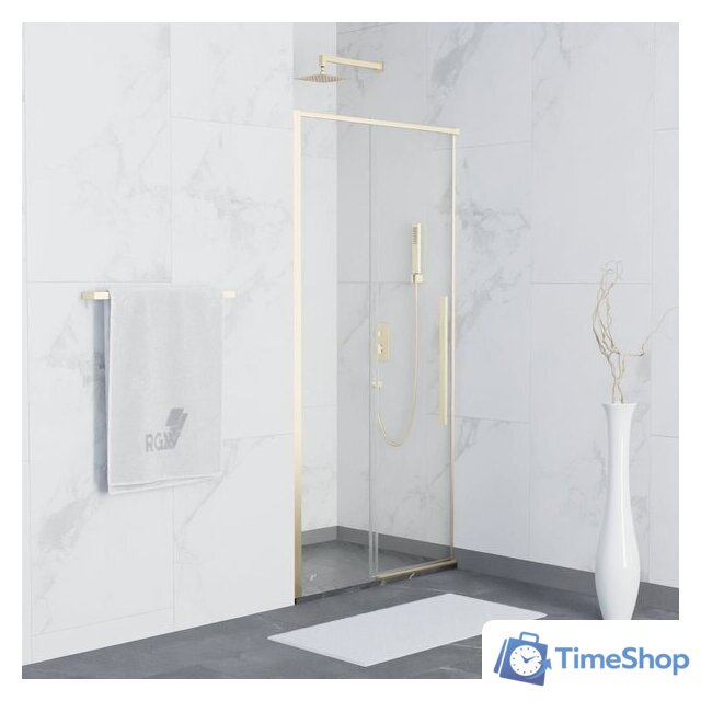 Душевая дверь RGW SV-12-G 32321210-16 100 (золото/прозрачное стекло) - Изображение №1 — Интернет-магазин Time-Shop
