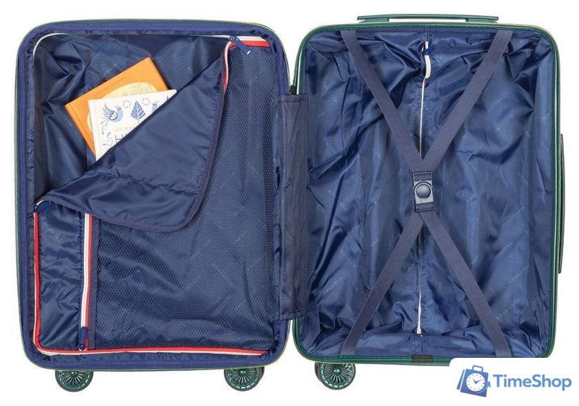 Чемодан-спиннер Mironpan 11272 (S, бежевый) - Изображение №2 — Интернет-магазин Time-Shop