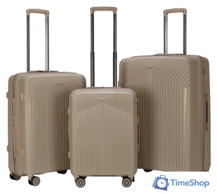 Чемодан-спиннер Mironpan 11272 (S, бежевый) - Изображение №3 — Интернет-магазин Time-Shop