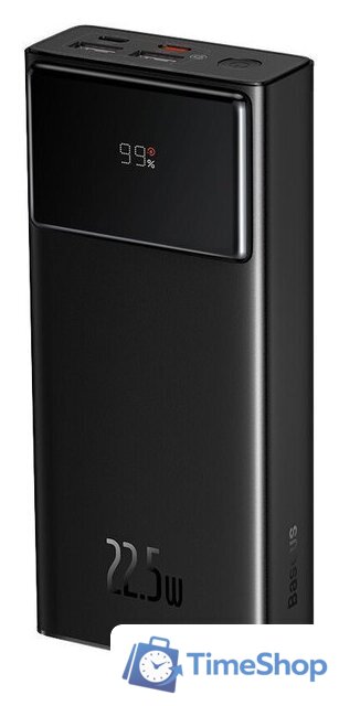 Внешний аккумулятор Baseus Star-Lord Digital Display Fast Charging Power Bank 30000mAh 22.5W (черный) - Изображение №2 — Интернет-магазин Time-Shop