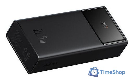 Внешний аккумулятор Baseus Star-Lord Digital Display Fast Charging Power Bank 30000mAh 22.5W (черный) - Изображение №4 — Интернет-магазин Time-Shop