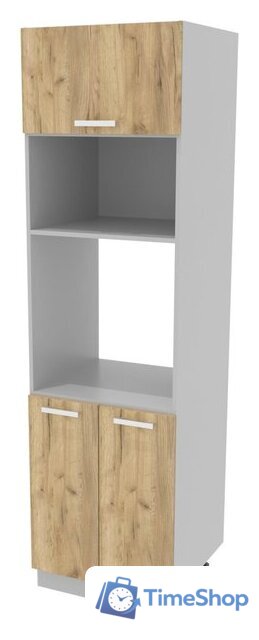 Шкаф-пенал Интерлиния Компо ПШД-№18-2145 (дуб золотой/дуб золотой) - Изображение №1 — Интернет-магазин Time-Shop