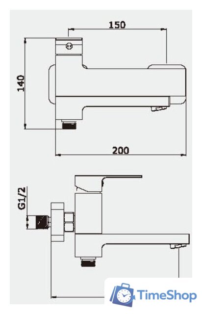 Смеситель Vieir V393531-S - Изображение №2 — Интернет-магазин Time-Shop