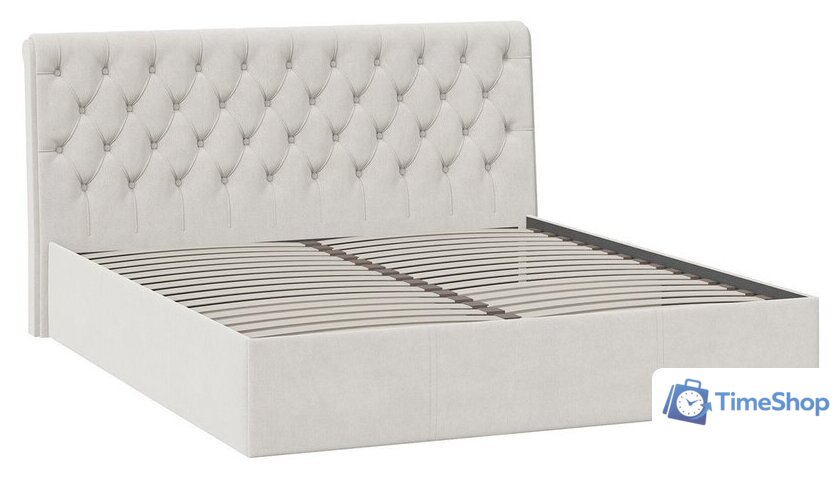 Кровать Трия Скарлет универсальная тип 1 180x200 (велюр бежевый) - Изображение №2 — Интернет-магазин Time-Shop