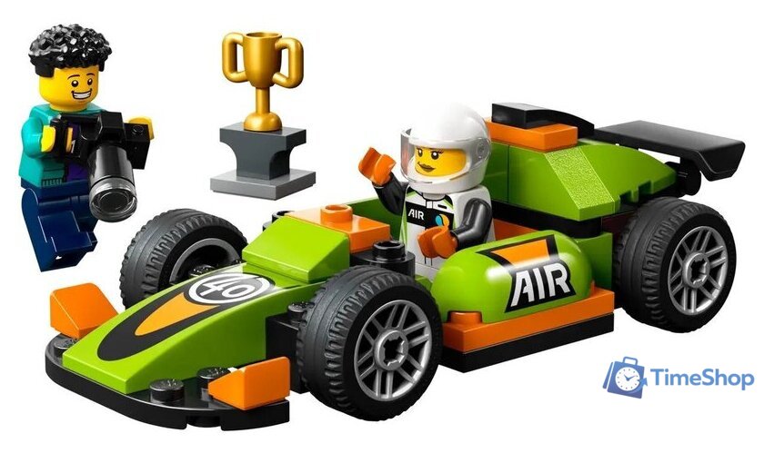 Конструктор LEGO City 60399 Зеленый гоночный автомобиль - Изображение №3 — Интернет-магазин Time-Shop