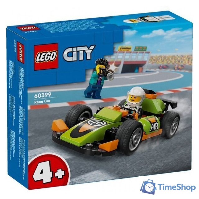 Конструктор LEGO City 60399 Зеленый гоночный автомобиль - Изображение №1 — Интернет-магазин Time-Shop