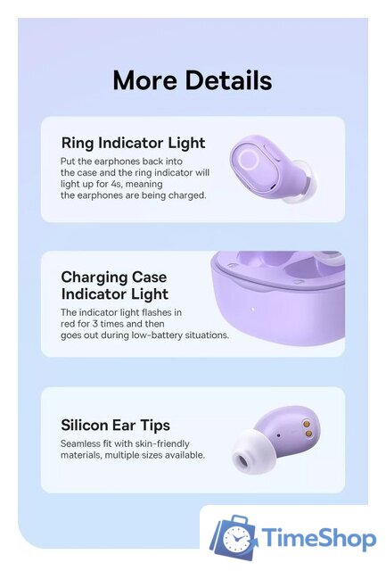 Наушники Baseus Bowie WM02 (черный) - Изображение №10 — Интернет-магазин Time-Shop