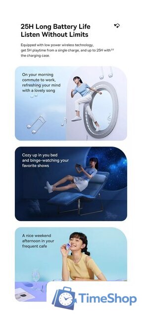 Наушники Baseus Bowie WM02 (черный) - Изображение №18 — Интернет-магазин Time-Shop