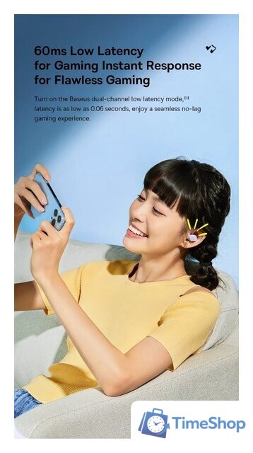 Наушники Baseus Bowie WM02 (черный) - Изображение №21 — Интернет-магазин Time-Shop