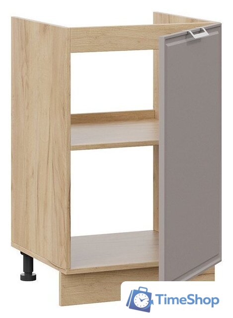 Шкаф напольный Трия Белладжио 1Н5М (дуб крафт золотой/софт капучино) - Изображение №2 — Интернет-магазин Time-Shop