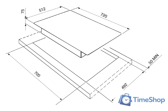 Варочная панель Smeg PGF75-4 - Изображение №4 — Интернет-магазин Time-Shop