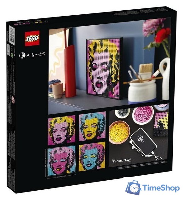 Конструктор LEGO Art 31197 Мэрилин Монро Энди Уорхола - Изображение №2 — Интернет-магазин Time-Shop