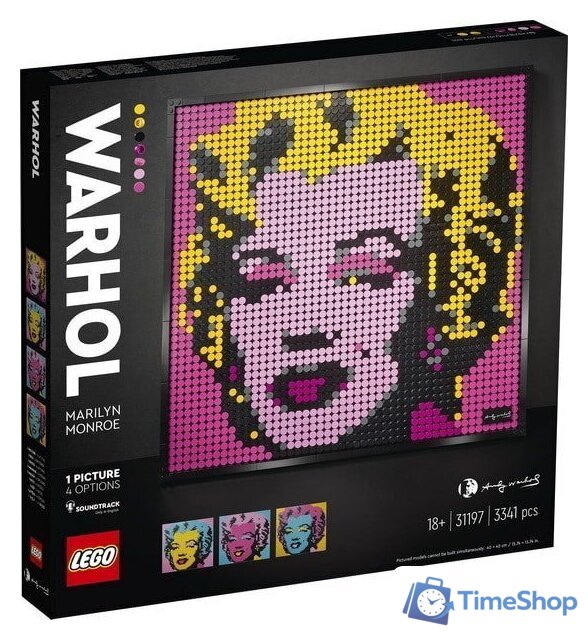 Конструктор LEGO Art 31197 Мэрилин Монро Энди Уорхола - Изображение №1 — Интернет-магазин Time-Shop