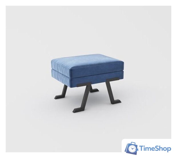 Банкетка Hype Mebel Битл (черный/синий) - Изображение №1 — Интернет-магазин Time-Shop