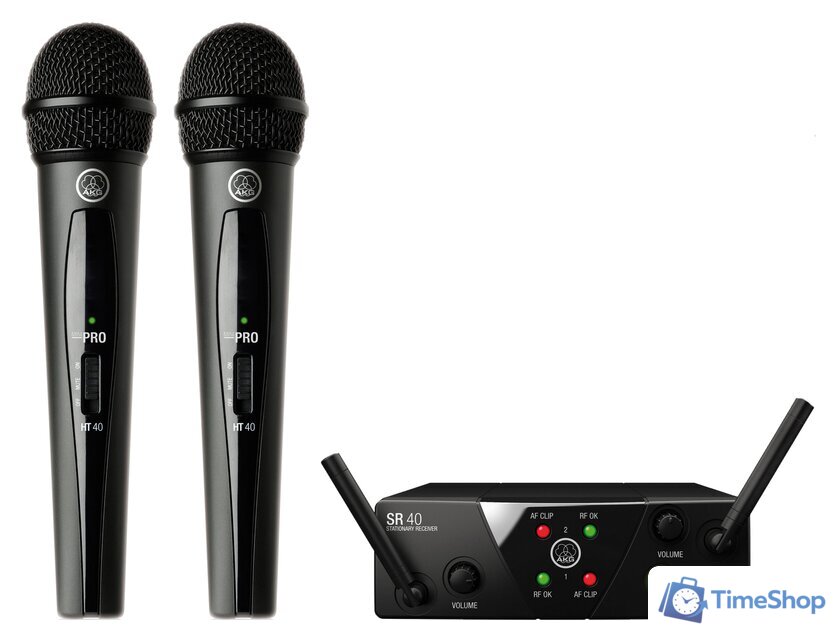 Радиосистема AKG WMS40 Mini2 Vocal Set BD ISM2/3 - Изображение №1 — Интернет-магазин Time-Shop