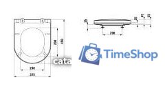 Сиденье для унитаза Laufen Sonar 8933410000001 - Изображение №2 — Интернет-магазин Time-Shop