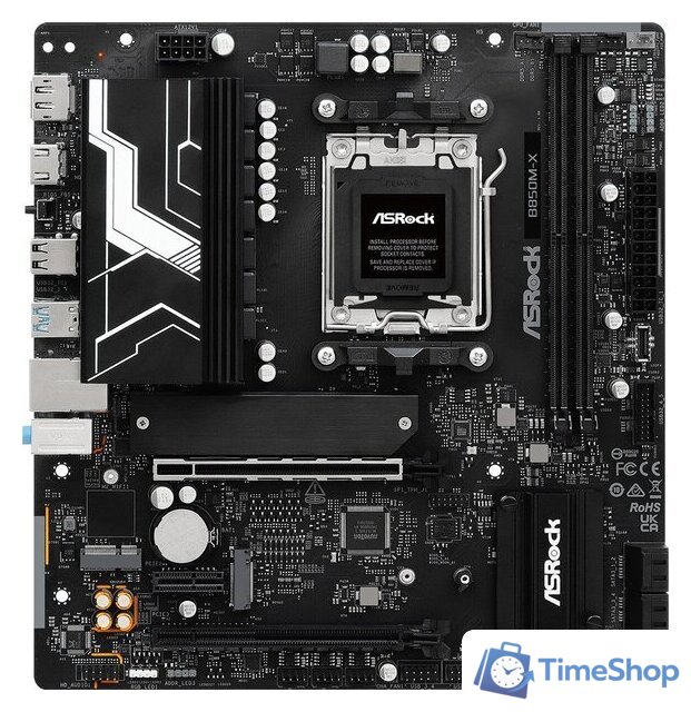 Материнская плата ASRock B850M-X - Изображение №1 — Интернет-магазин Time-Shop