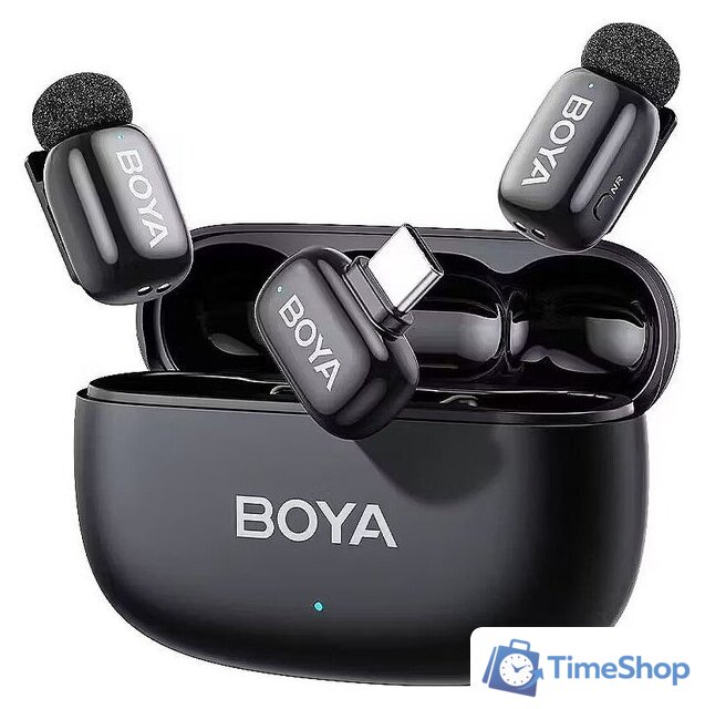 Радиосистема BOYA Mini 2-02 (черный) - Изображение №1 — Интернет-магазин Time-Shop