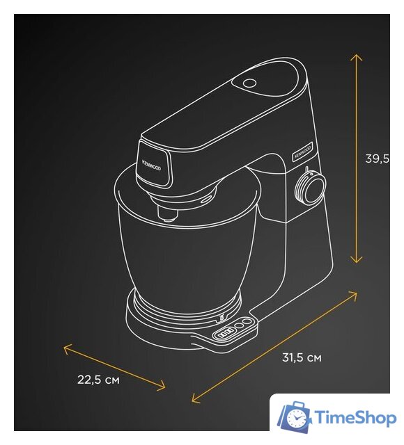 Кухонная машина Kenwood Titanium Chef Baker XL KVL65.001WH - Изображение №16 — Интернет-магазин Time-Shop