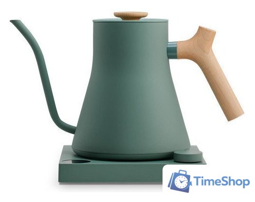 Электрический чайник Fellow Stagg EKG Pro (дымчато-зеленый/клен) - Изображение №1 — Интернет-магазин Time-Shop