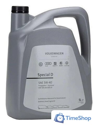 Моторное масло AUDI/Volkswagen Special D 5W-40 5л GS55505M4 - Изображение №1 — Интернет-магазин Time-Shop