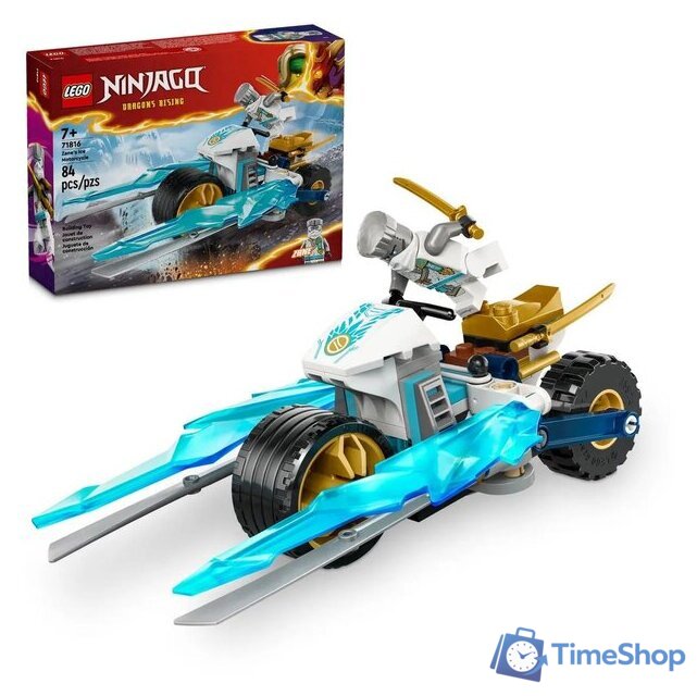 Конструктор LEGO Ninjago Ледяной мотоцикл Зейна 71816 - Изображение №3 — Интернет-магазин Time-Shop