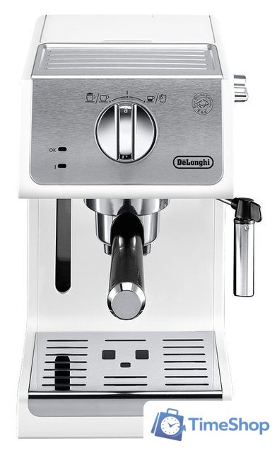 Рожковая кофеварка DeLonghi Active Line ECP 33.21.W - Изображение №2 — Интернет-магазин Time-Shop