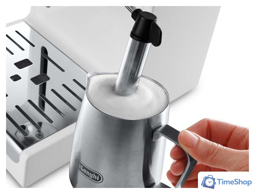 Рожковая кофеварка DeLonghi Active Line ECP 33.21.W - Изображение №3 — Интернет-магазин Time-Shop