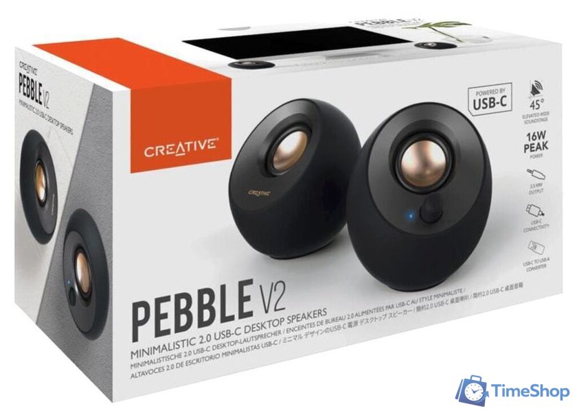 Акустика Creative Pebble V2 - Изображение №5 — Интернет-магазин Time-Shop