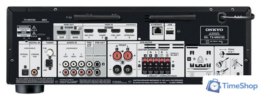AV ресивер Onkyo TX-NR5100 - Изображение №3 — Интернет-магазин Time-Shop