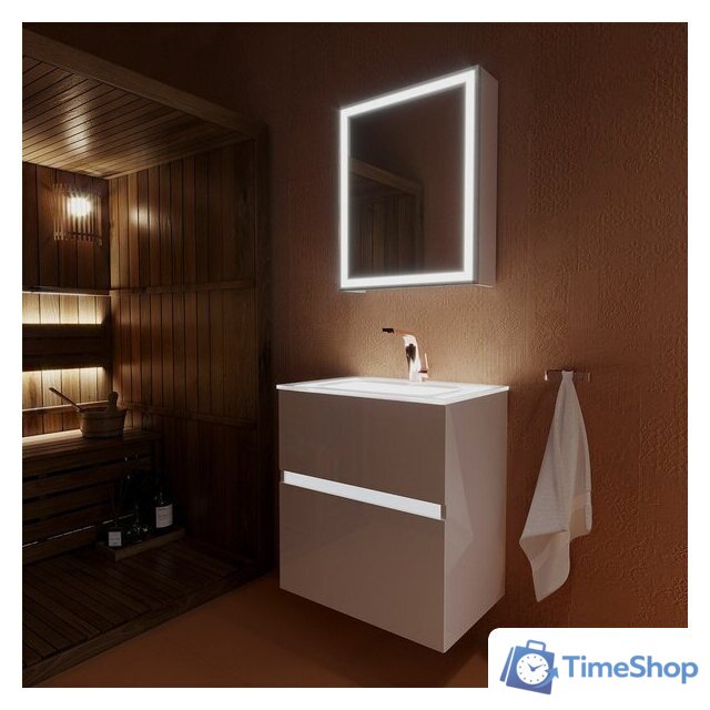  Lauter Тумба под умывальник Emma 60 (белый глянец) - Изображение №5 — Интернет-магазин Time-Shop