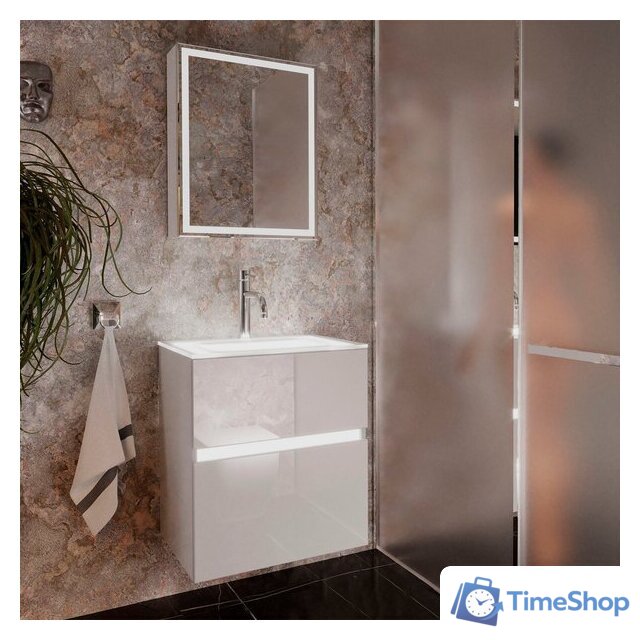  Lauter Тумба под умывальник Emma 60 (белый глянец) - Изображение №7 — Интернет-магазин Time-Shop