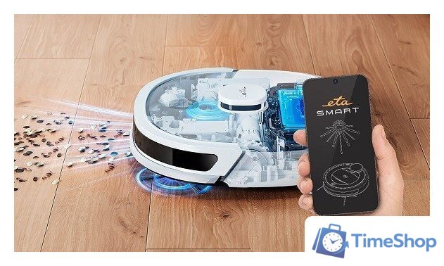 Робот-пылесос ETA Tiger 4242 90000 (белый) - Изображение №7 — Интернет-магазин Time-Shop