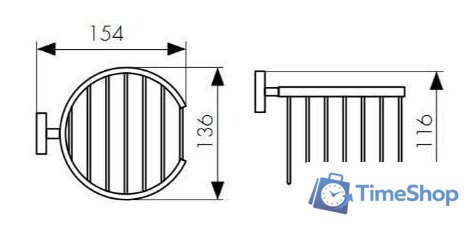 Держатель для освежителя воздуха Kaiser Canon KH-2312 - Изображение №2 — Интернет-магазин Time-Shop