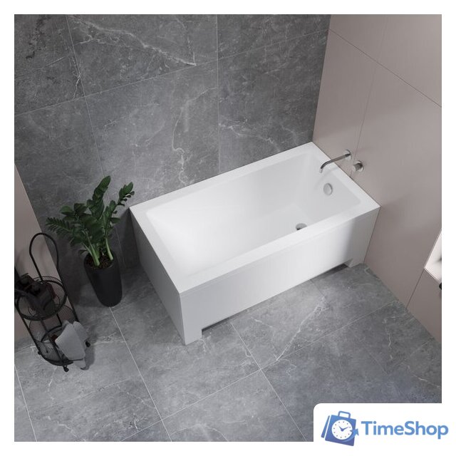 Ванна Lauter Estelle 130 21206030 (с каркасом и сифоном 21Y11021 матовый черный) - Изображение №8 — Интернет-магазин Time-Shop