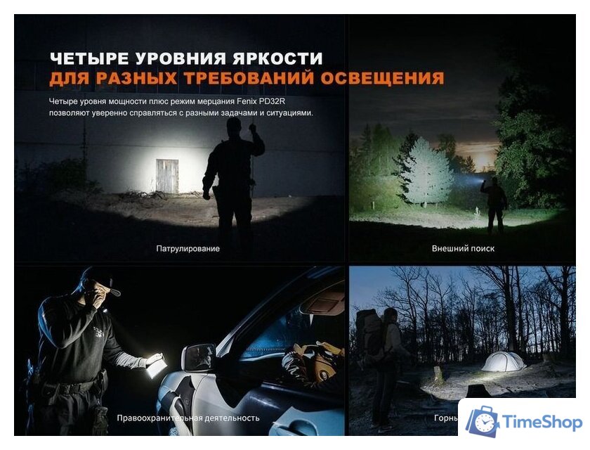 Фонарь Fenix PD32R - Изображение №7 — Интернет-магазин Time-Shop