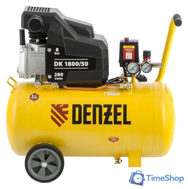 Компрессор Denzel DK 1800/50 - Изображение №1 — Интернет-магазин Time-Shop