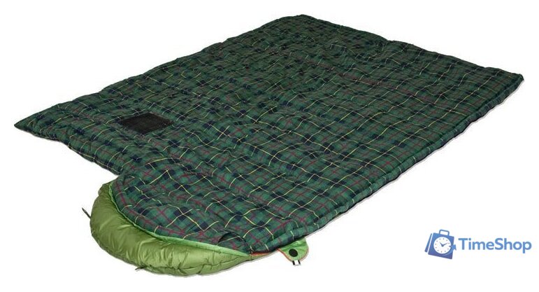Спальный мешок AlexikA Siberia Plus 230 (левая молния, зеленый) - Изображение №5 — Интернет-магазин Time-Shop