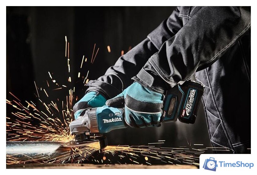 Угловая шлифмашина Makita GA005GM201 (с 2-мя АКБ) - Изображение №17 — Интернет-магазин Time-Shop