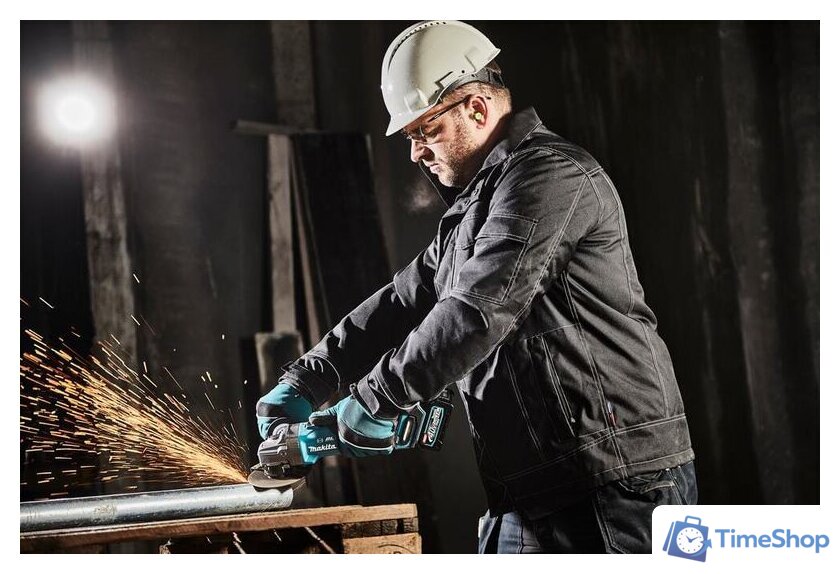 Угловая шлифмашина Makita GA005GM201 (с 2-мя АКБ) - Изображение №18 — Интернет-магазин Time-Shop