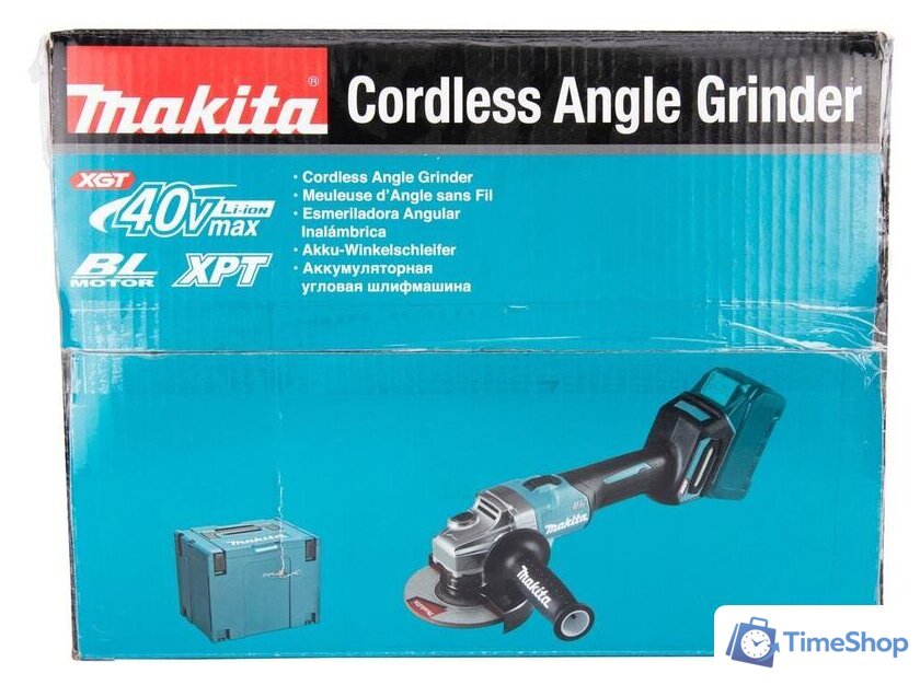 Угловая шлифмашина Makita GA005GM201 (с 2-мя АКБ) - Изображение №13 — Интернет-магазин Time-Shop