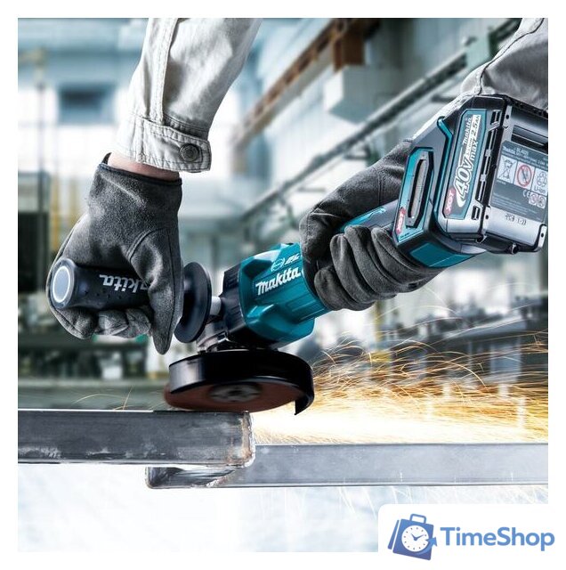 Угловая шлифмашина Makita GA005GM201 (с 2-мя АКБ) - Изображение №19 — Интернет-магазин Time-Shop