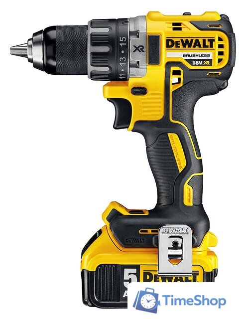 Дрель-шуруповерт DeWalt DCD791P2 (с 2-мя АКБ 5 Ah) - Изображение №1 — Интернет-магазин Time-Shop